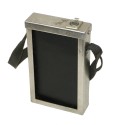Caja de luz / visor portátil de negativos, metálico, ca. 1960s–80s